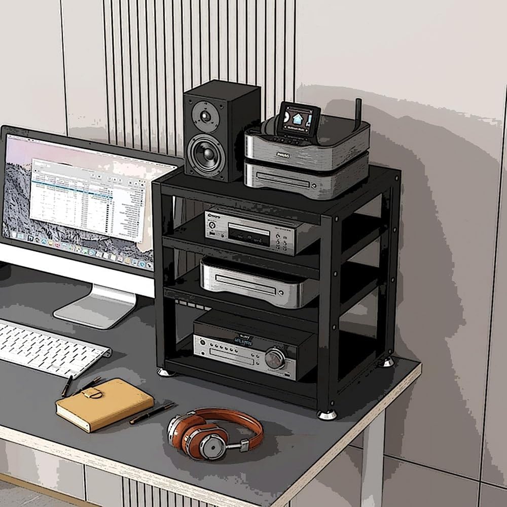 3-Tier Desktop Amplifier Rack