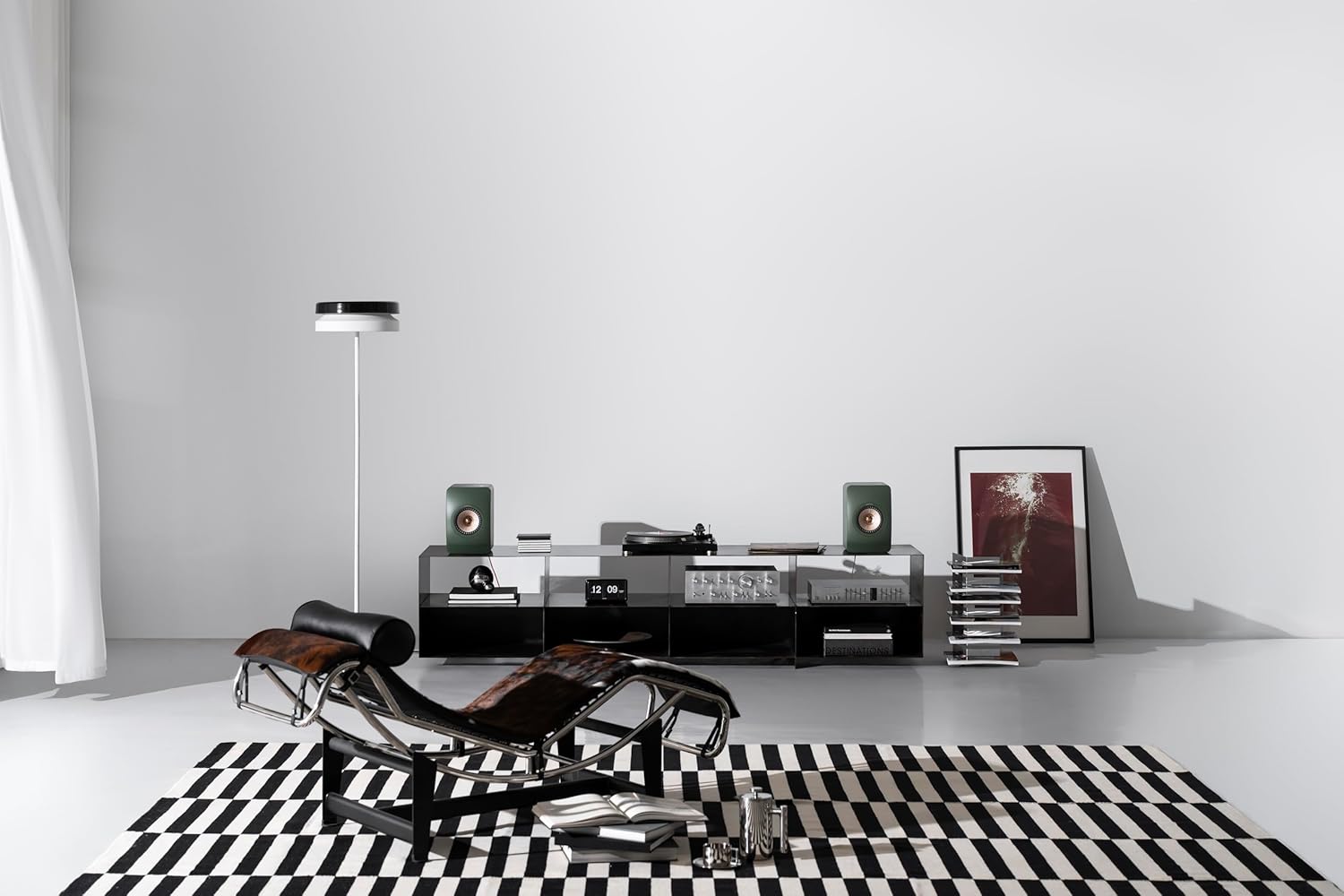 KEF LS50 Meta Passive Bookshelf Speakers - Pair (Moss Green)