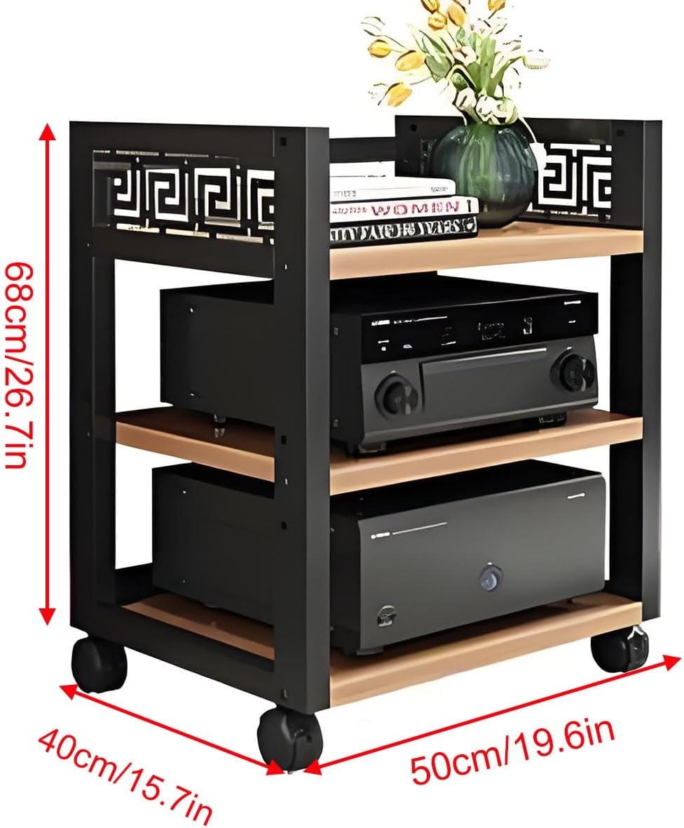 3 4 5Tier AV Media Stand Component Cabinet Corner Shelf