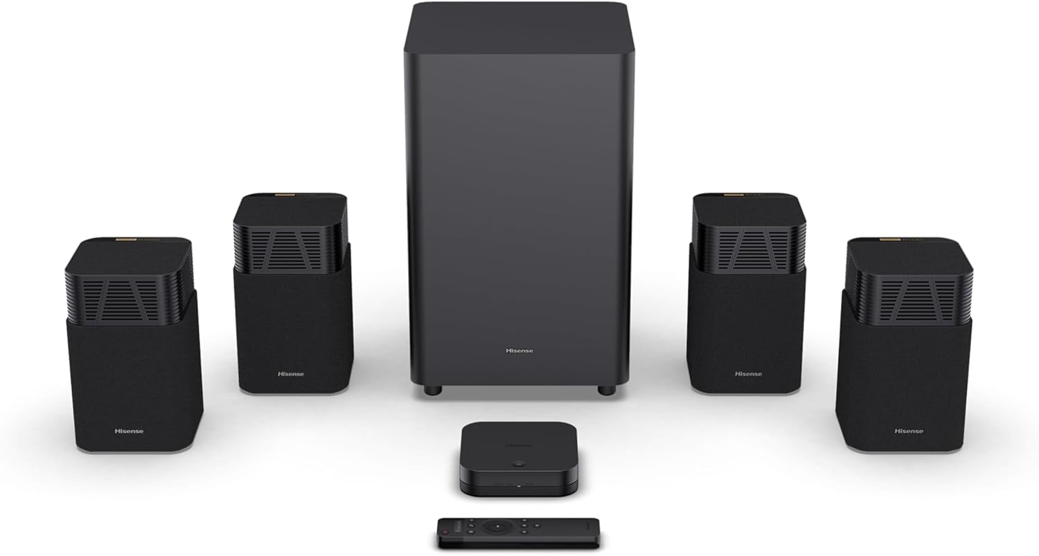 Hisense HT Saturn 4.1.2Ch Sound Bar with Wireless Subwoofer