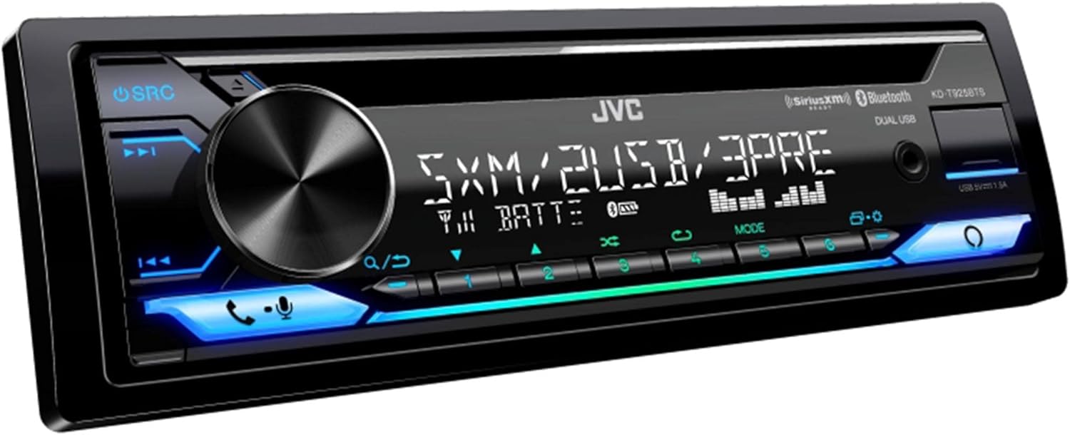 JVC KD-T925BTS CD Receiver Featuring Bluetooth