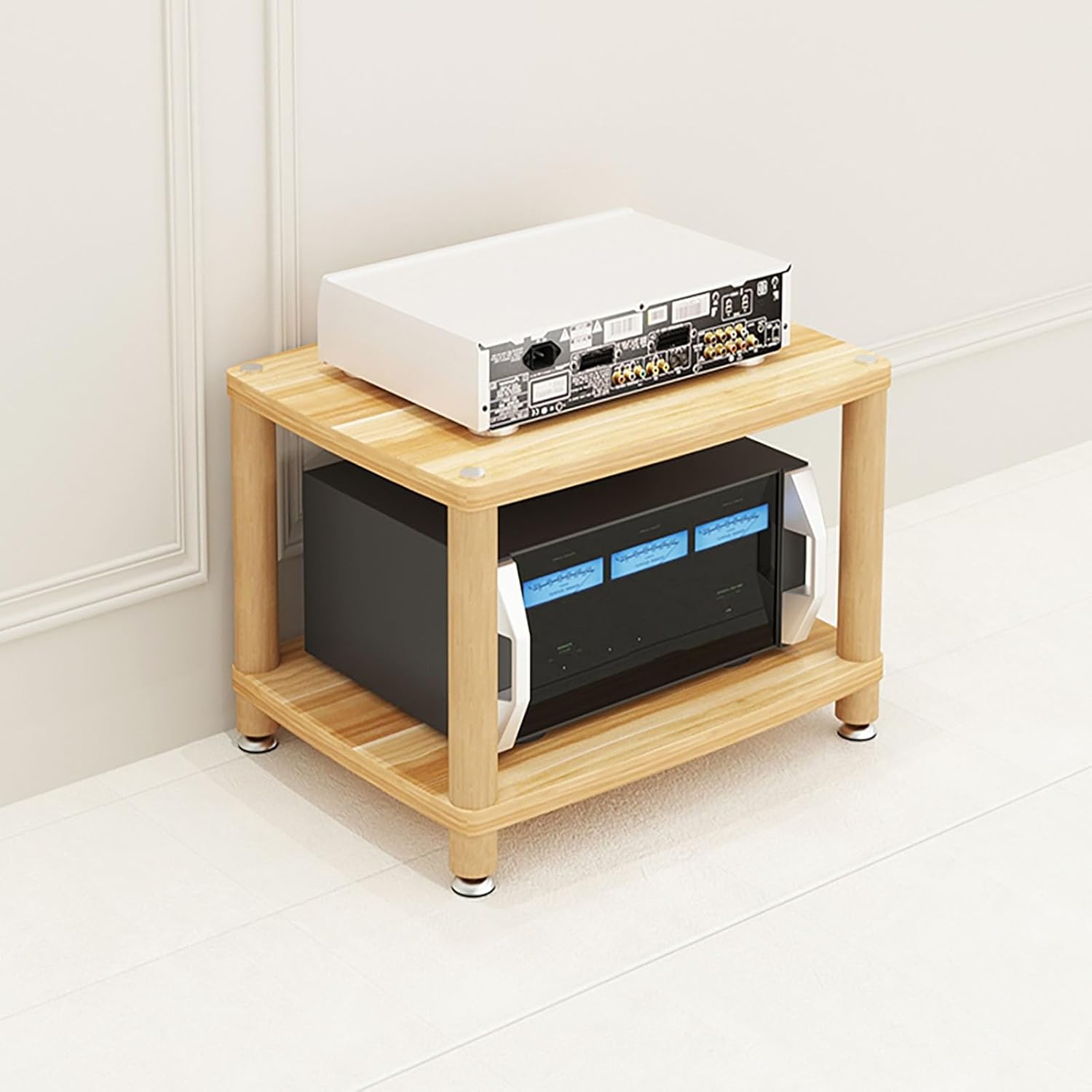 2/3/4 Tiers Av Media Stand Corner Shelf