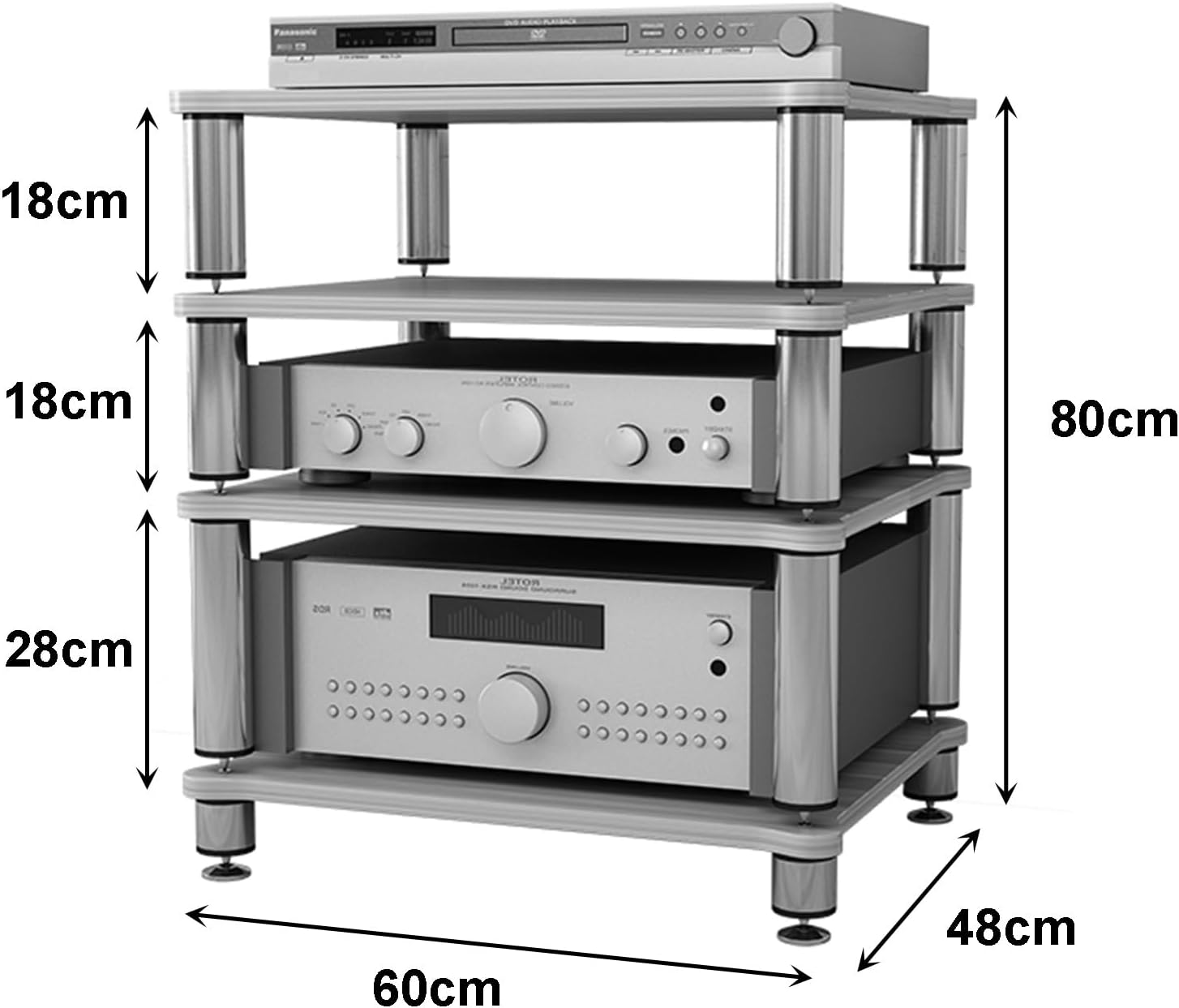 DESKGURU Media Cabinet