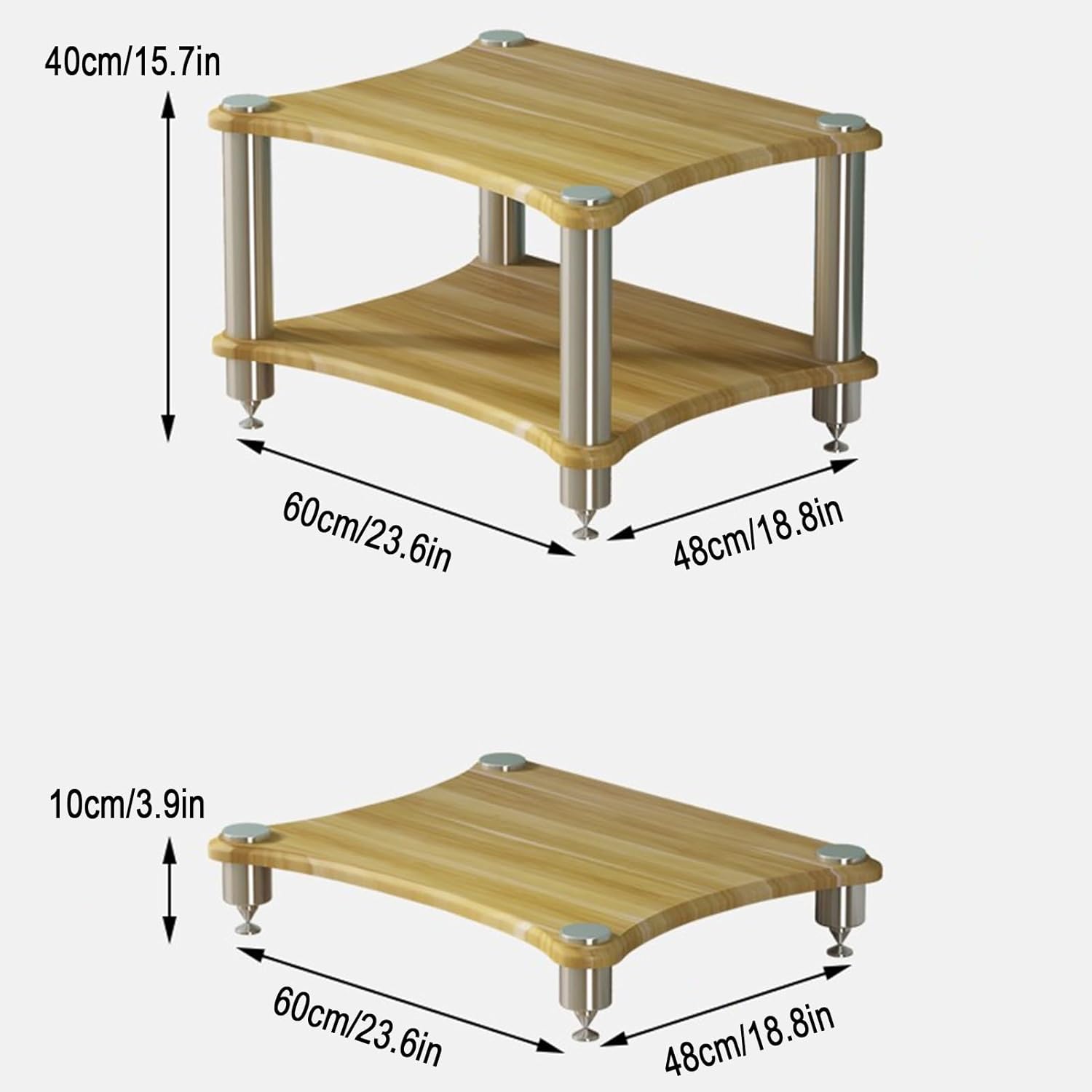 LYXWGRZD 1/2/3/4-Tier Media Stand