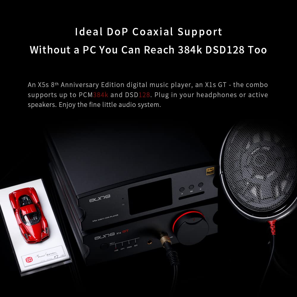 aune X1s GT Hi-Res DAC 768kHz/32bit DSD512 with PLL
