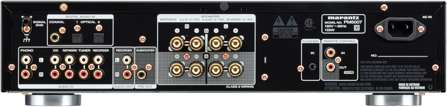 Marantz PM6007 45 Watt 2 Channel Integrated Stereo Amplifier (Black)