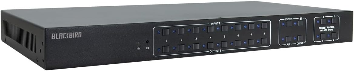 Monoprice Blackbird 4K 8x8 HDMI Matrix Switch - HDMI 2.0 Support