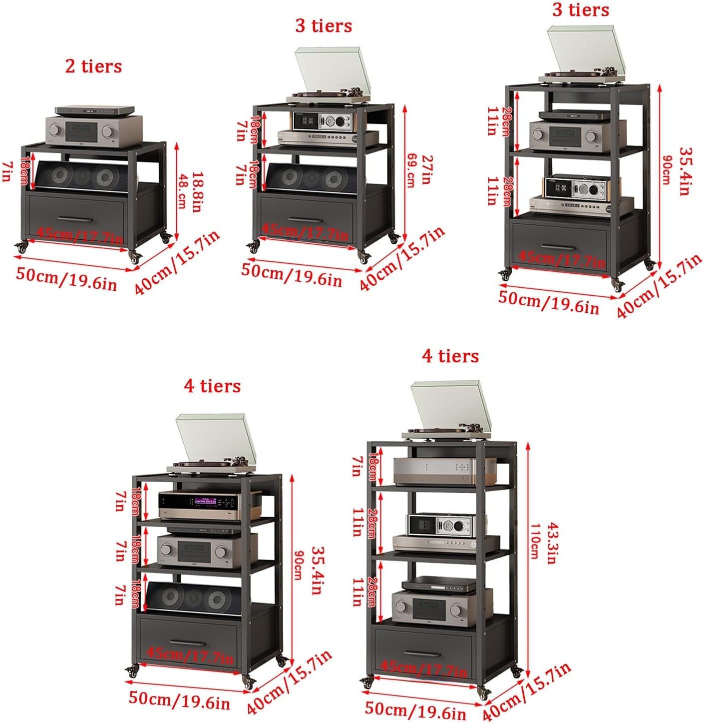 JIAOCKJIAO Video Media Stand