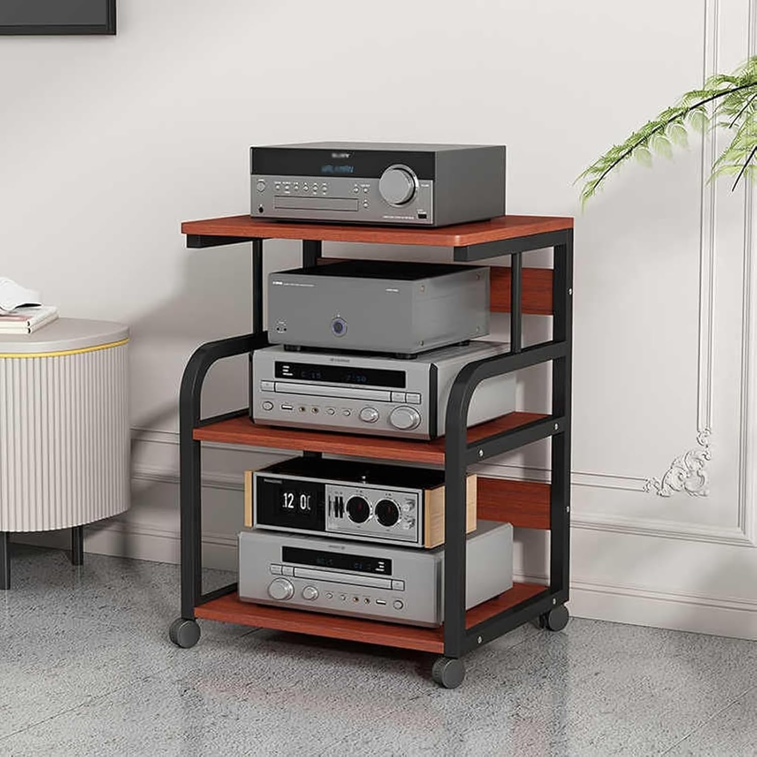 Movable AV Media Stand