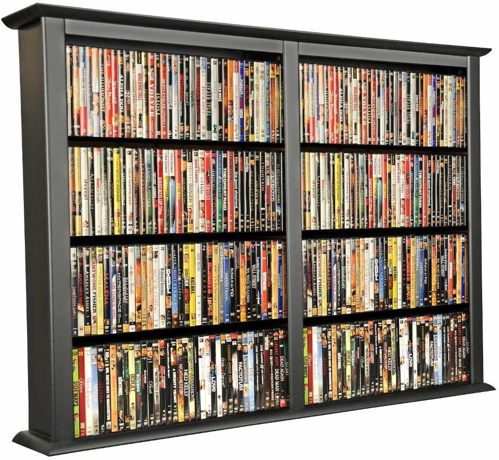 Venture Horizon Wall Mount Media Cabinet Double - Black