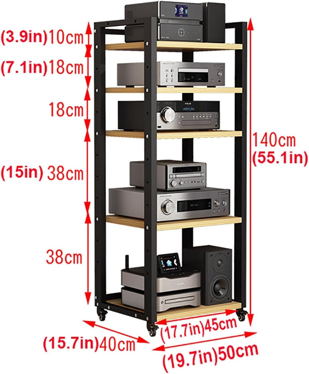 JIAHESHYP Media Stand Entertainment Center for Audio Video Components