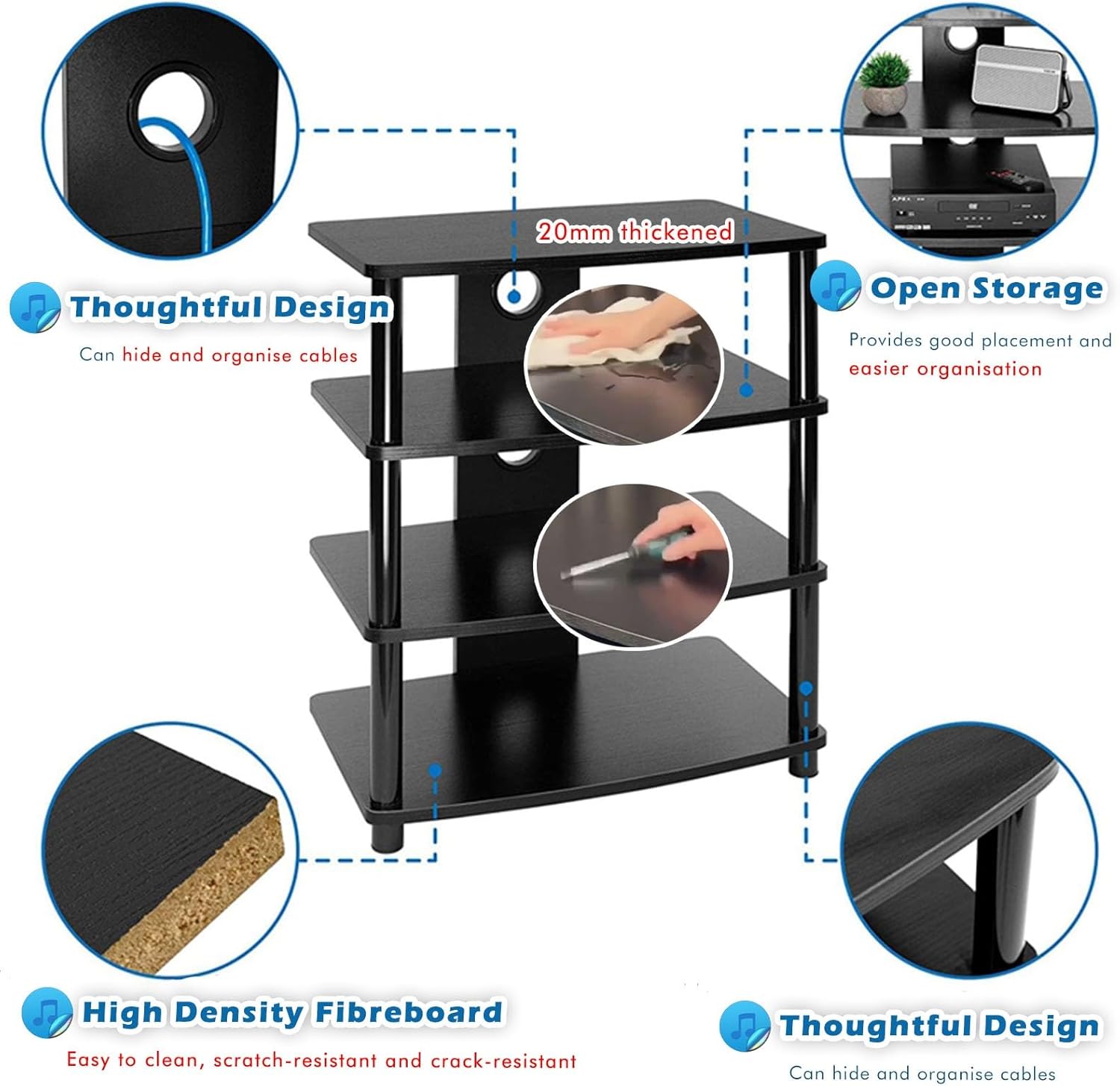 WLCGYD Home Audio Racks and Stands