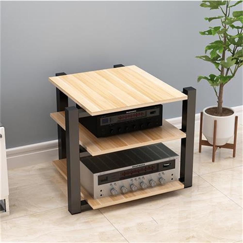 FZYUAN 2/3/4 Tier Audio Rack AV Media Stand Media Audio Tower Cabinet Audio Rack Tower Entertainment Stereo Racks Audio/Video Component Cabinet AV Equipment Cabinet Display Stand