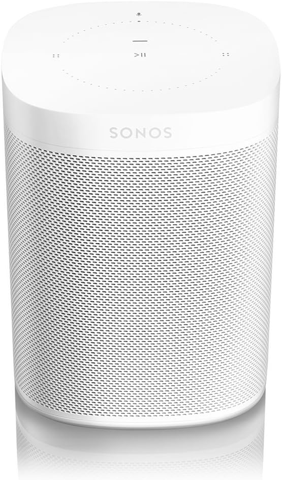 Sonos All-new Sonos One - Smart Speaker with Alexa voice control built-In. Compact size with incredible sound for any room. (Renewed)