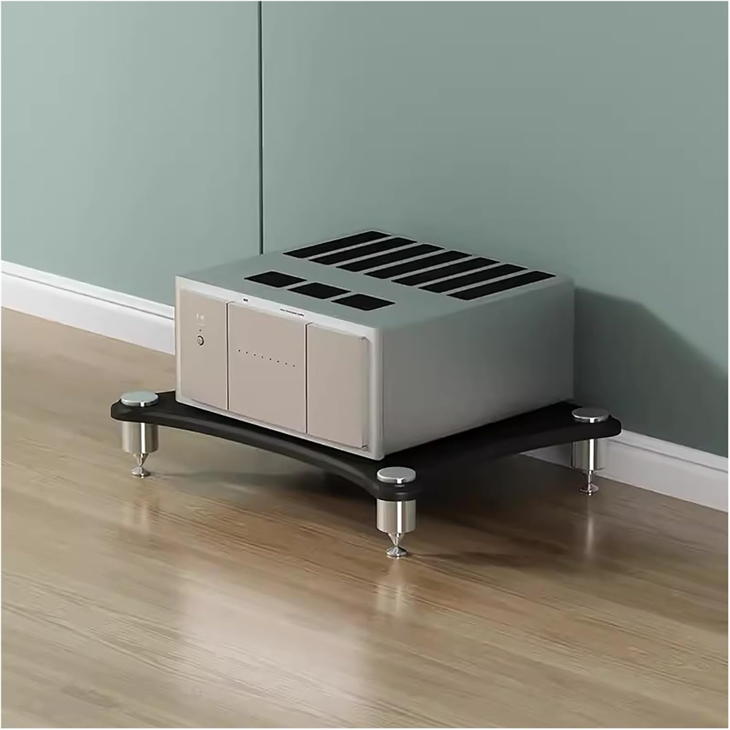 YLLFFLL Living Room/Small Spaces Audio Component Rack Tower Media Stereo Stand Equipment Shelves