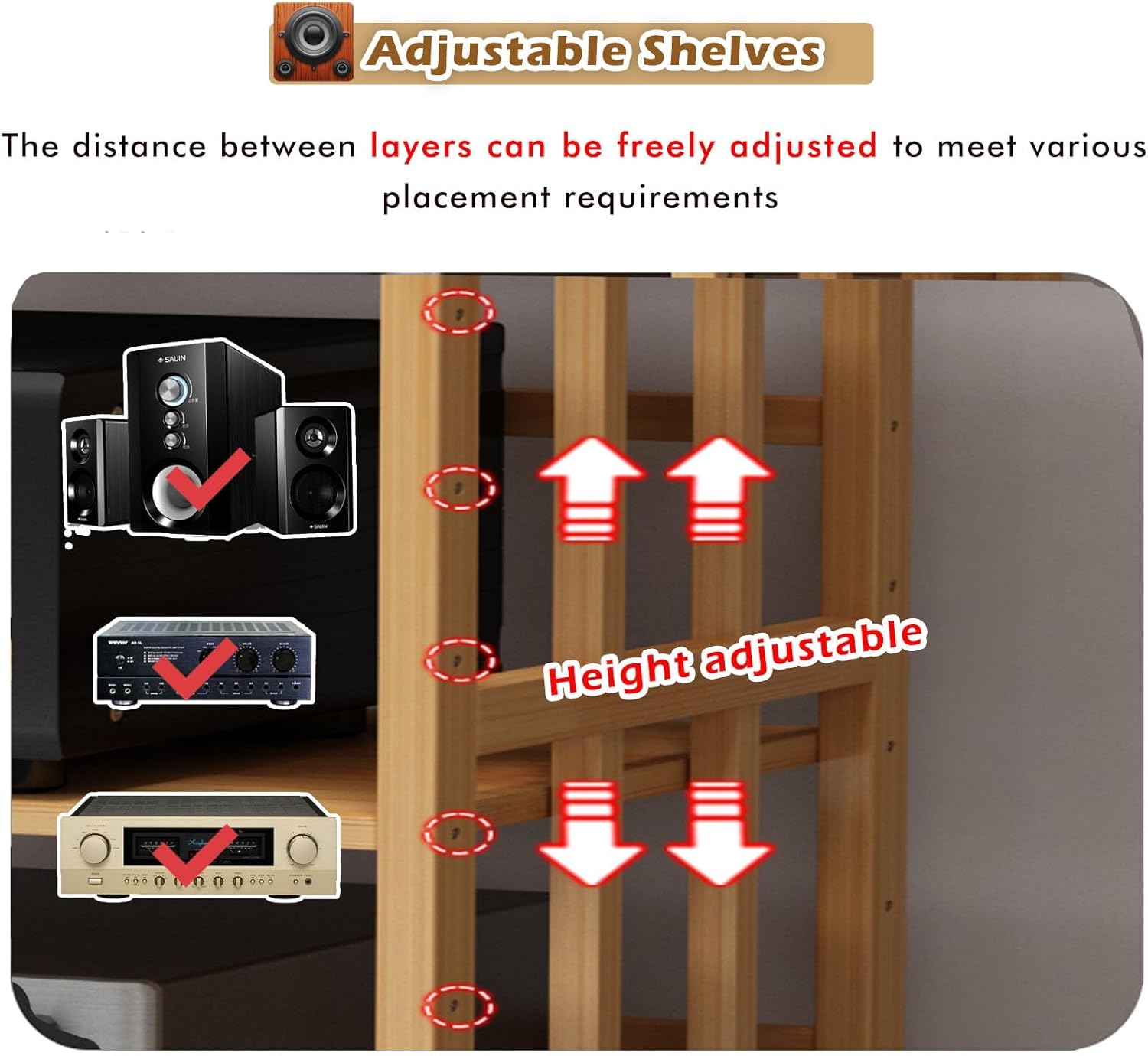 Av Media Stand 3 Tier