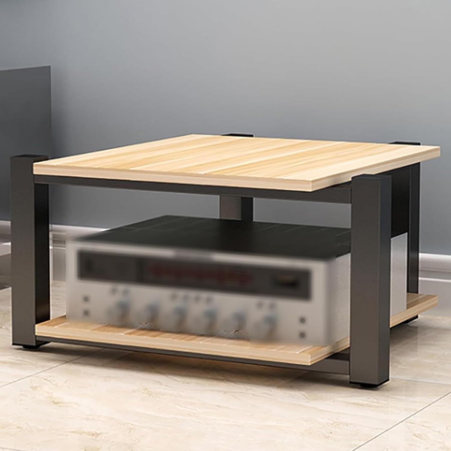 YUGXTH AV Media Stand Audio-Visual Shelving Stereo Cabinet