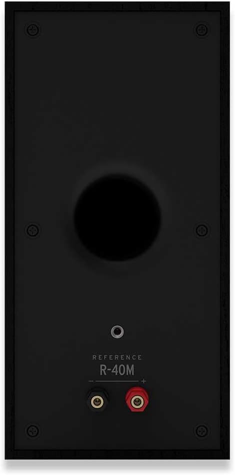 Klipsch Reference Next-Generation R-40M Horn-Loaded Bookshelf Speakers with 4 Spun-Copper Woofers for Best-in-Class Home Theater Sound in Black