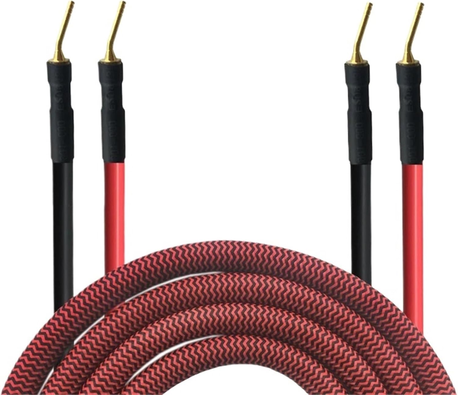 CHMIFTNX Banana Speaker Cable Multimedia Home Theater Amplifier DVD Audio Cable Gold Plated OFC 2.0-2.0 2.0-2Y 2.0-2B 1m 2m 3m(2 B Angle - 2 2.0