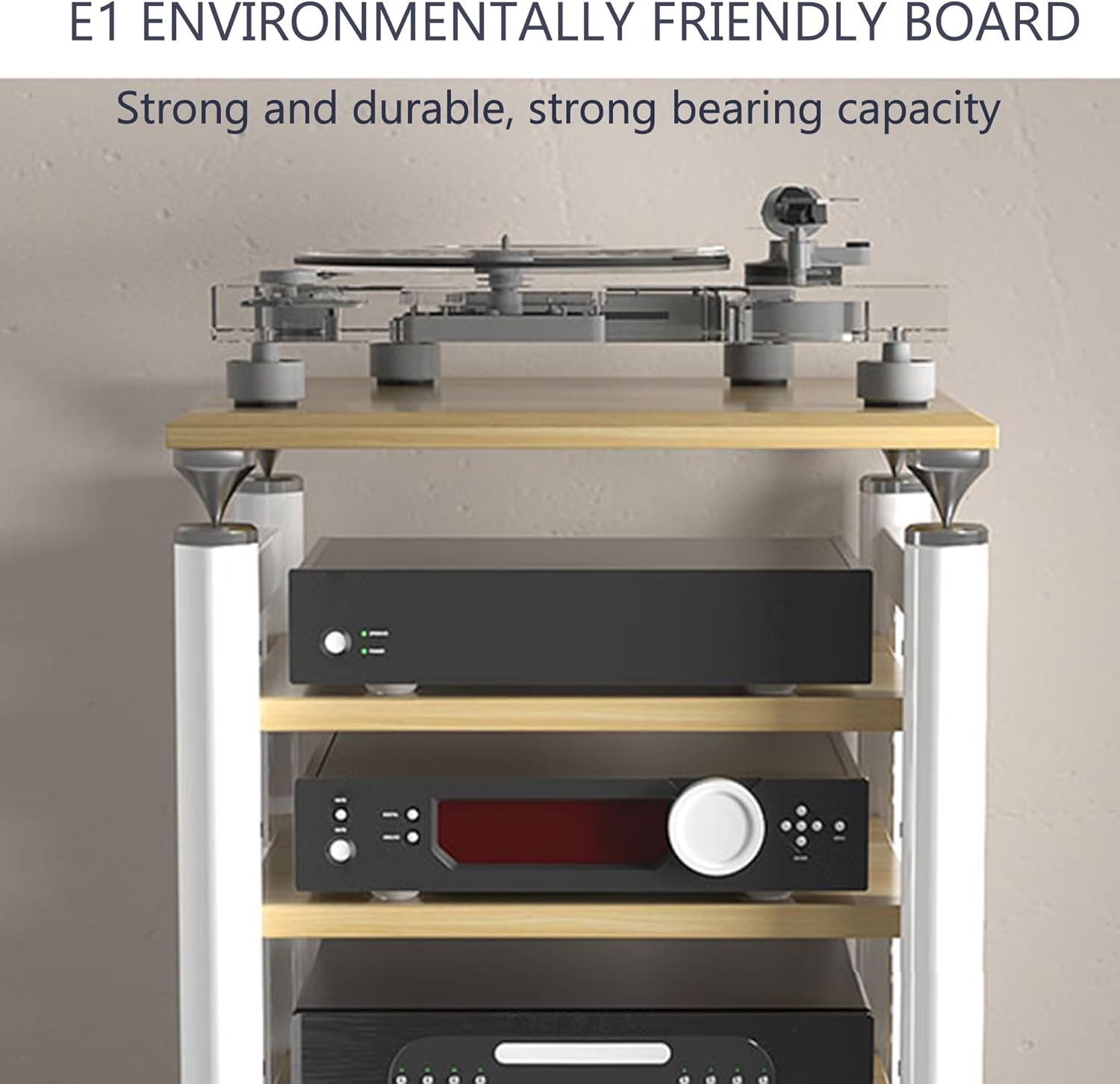 Leaceuv Audio Rack Stereo Cabinet