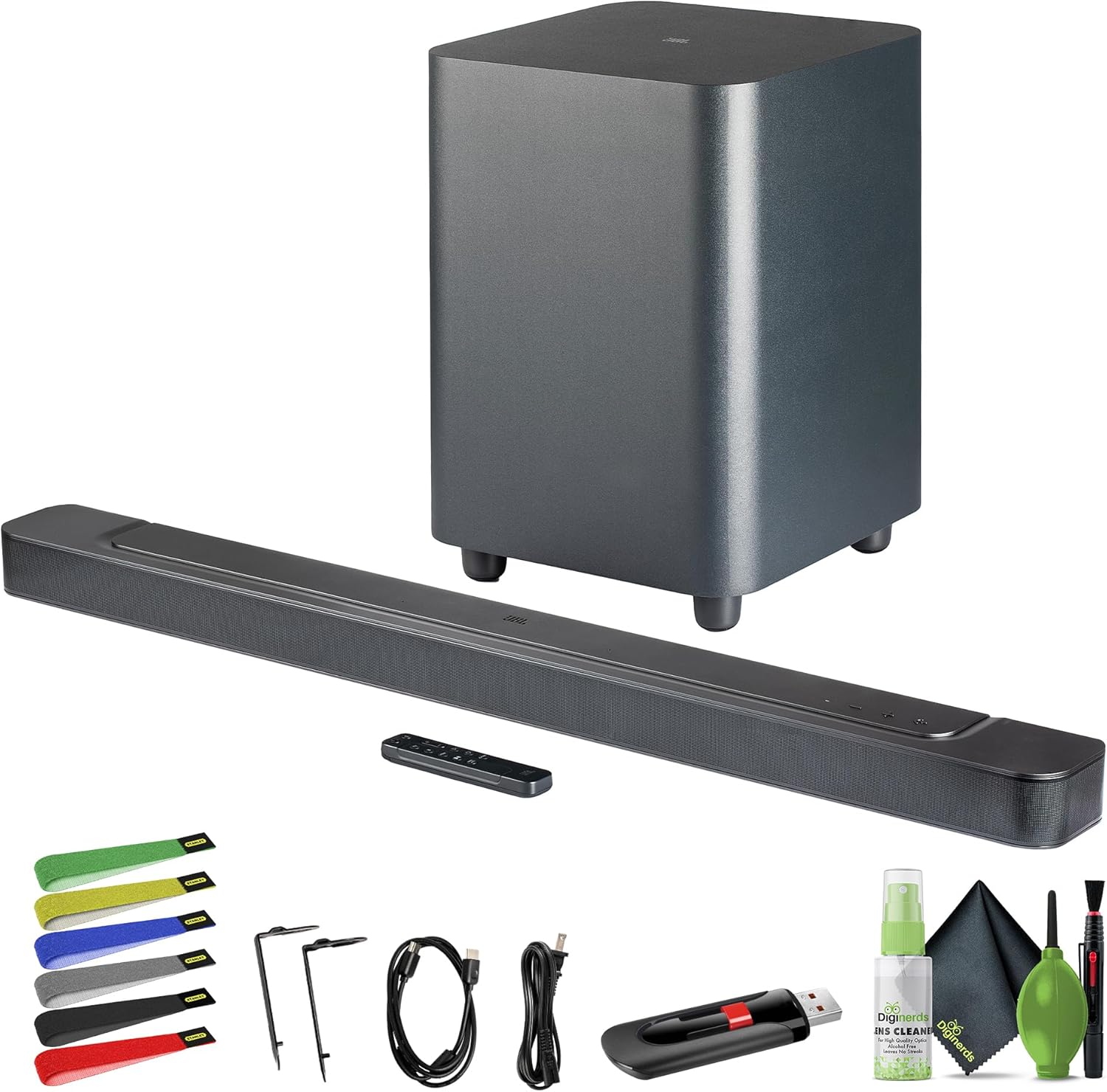 JBL Bar 500 5.1 Channel Soundbar for TV with Wireless Subwoofer MultiBeam and Atmos Sound bar