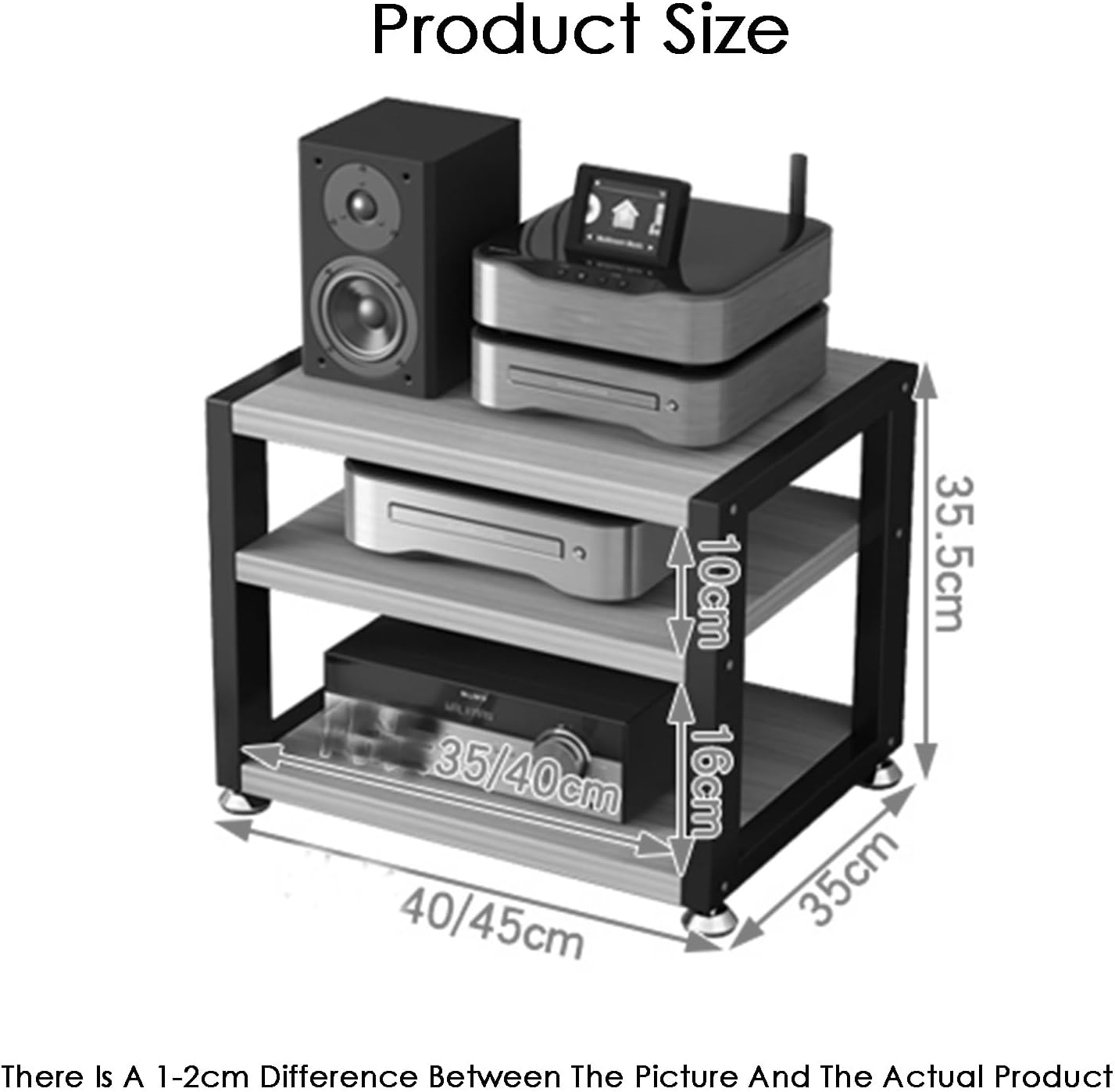 KIYILIHI Audio Media Rack
