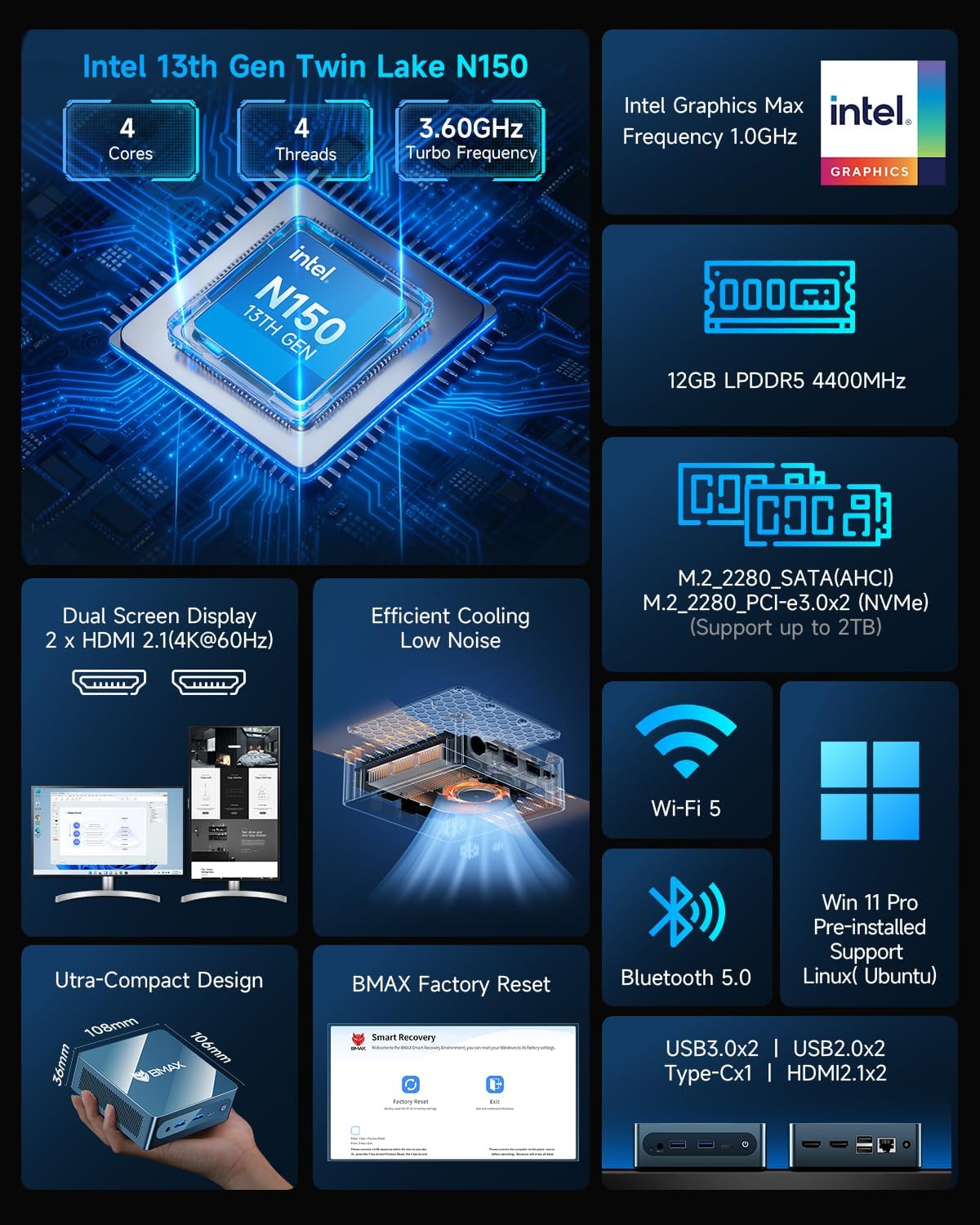 Bmax Mini PC B4 Ultra