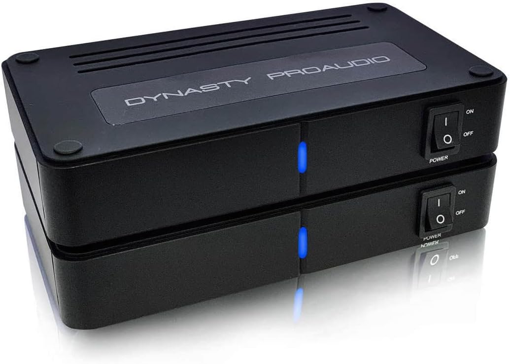 DYNASTY PROAUDIO WSA-5RP Wireless Surround Sound Rear Speakers Kit with 2 x 50W Amplifier Built-in