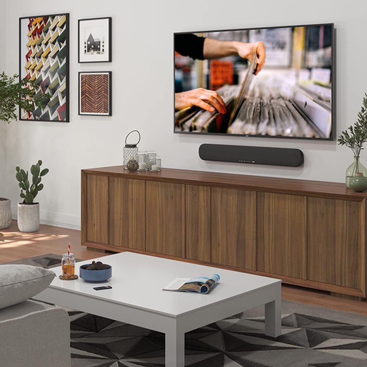 Yamaha SR-B20A Soundbar with Dual Built-in Subwoofers