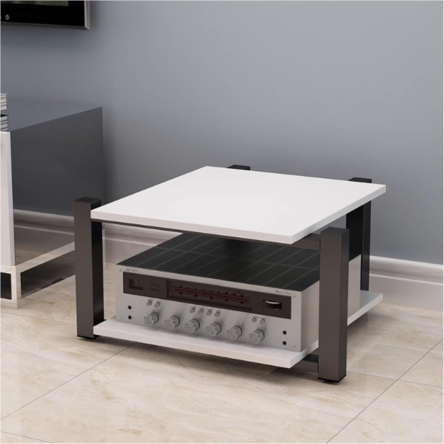 FLDYGMLU AV Media Stand - Audio-Video Shelving Cabinet