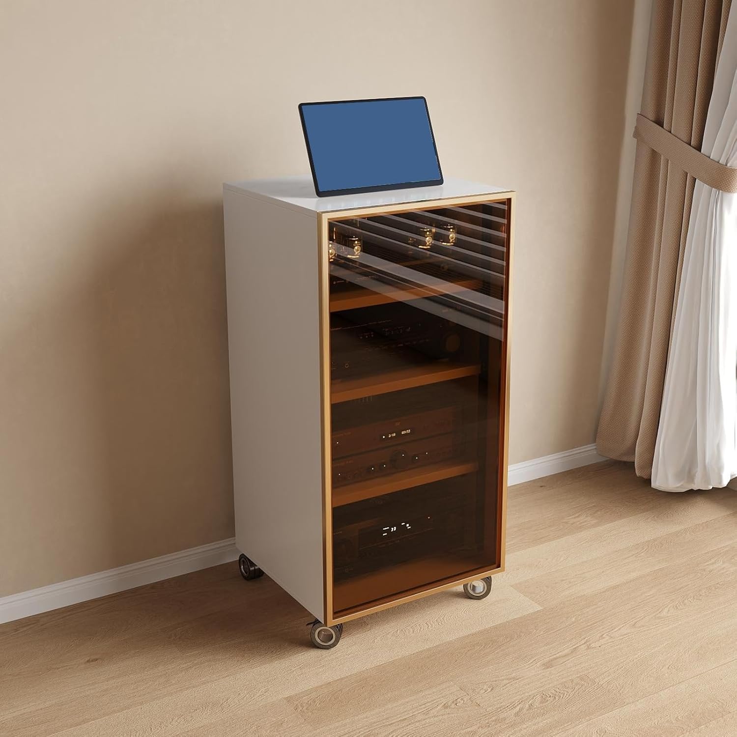 ZIGTUEI Modern Stereo Cabinet