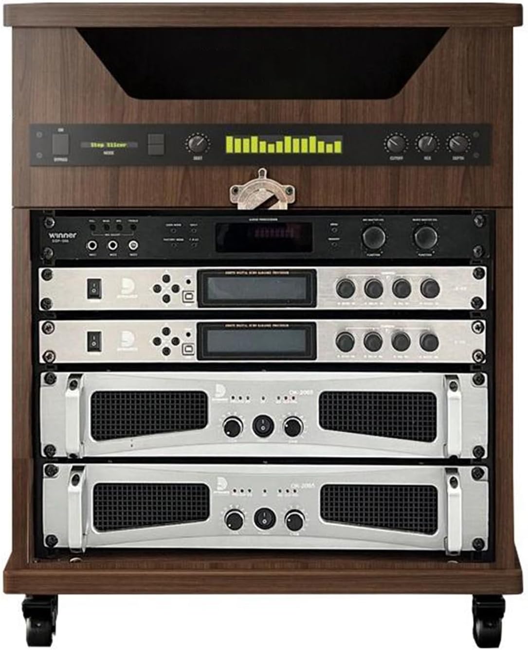 LYXWGRZD Solid Wood Media Stand