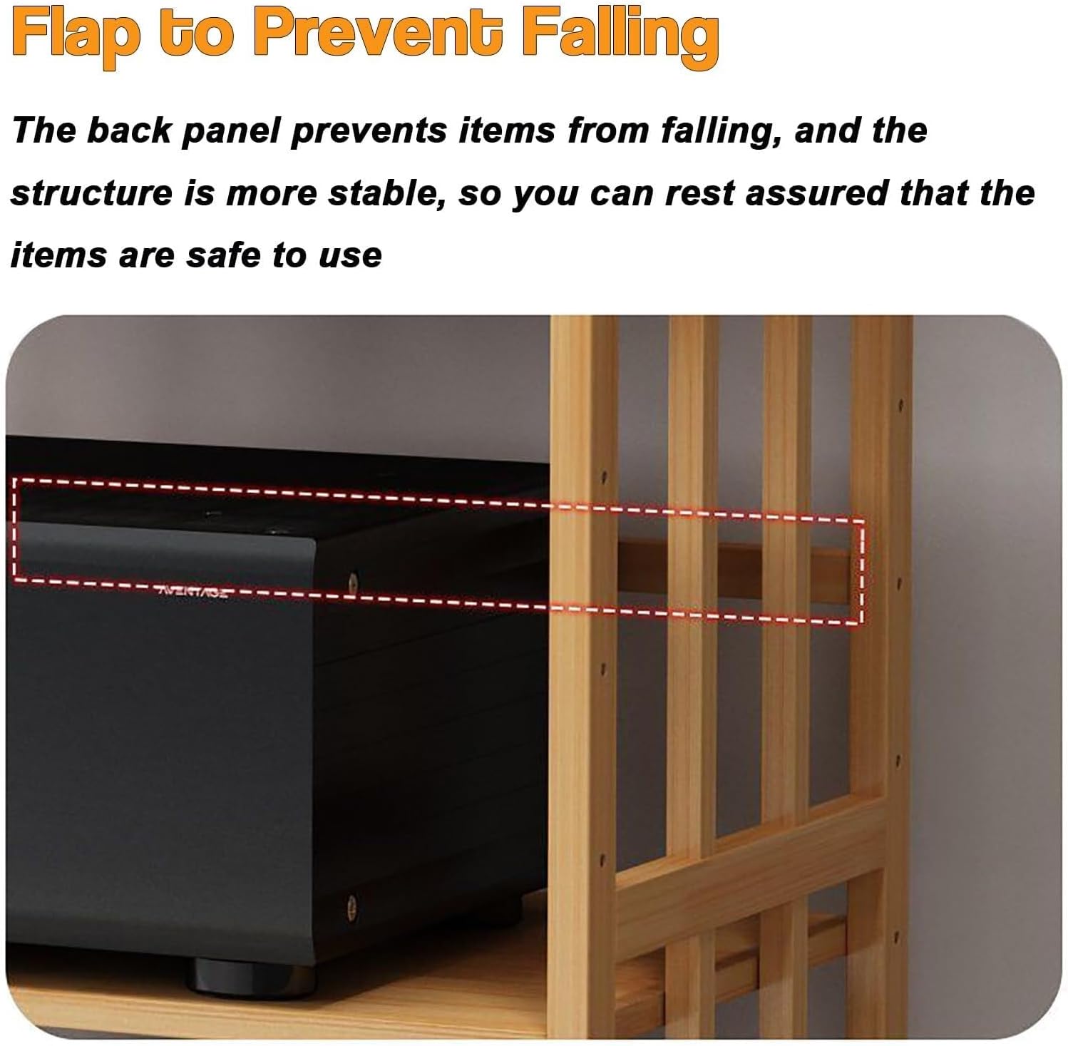 LTFCFZQ 2/3/4/5 Tier AV Media Stand with Adjustable Shelf