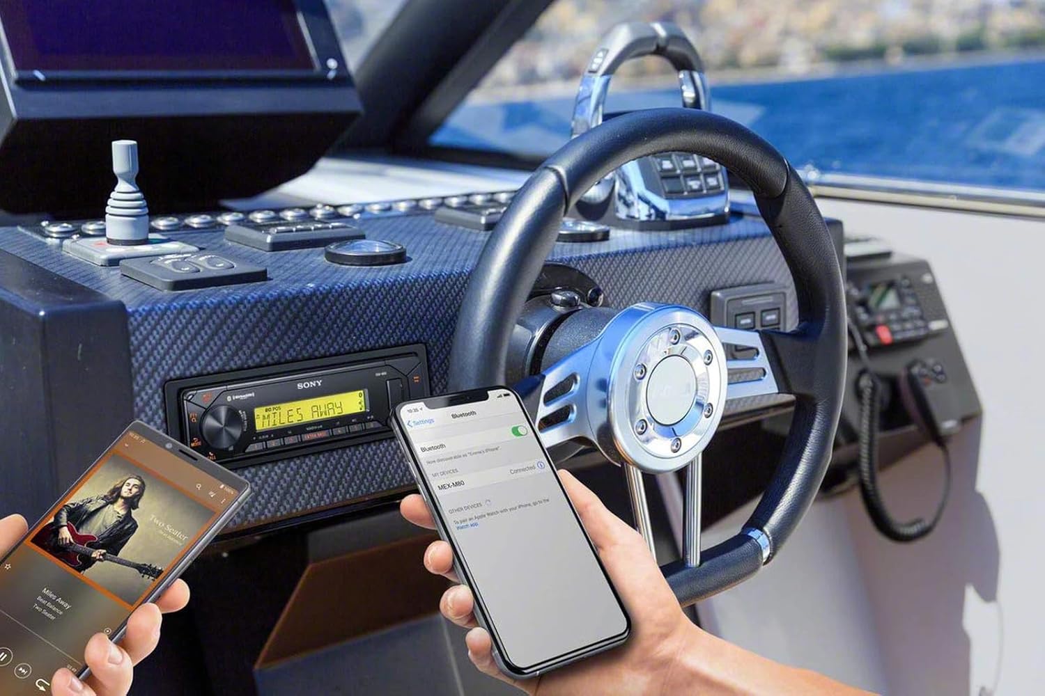 Sony DSX-M80 High Power 45W X 4 Rms Digital Media Receiver with Bluetooth and SiriusXM Ready