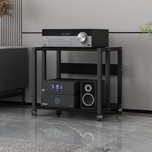 AV Media Stand with Mobile Wheels