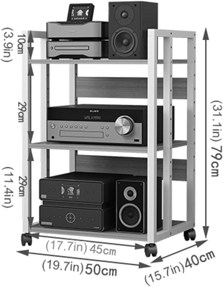 Height Adjustable Modern Audio-Video Media Stand