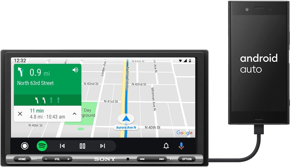 Sony XAV-AX3200 7-Inch Multimedia Receiver with Apple CarPlay/Android Auto