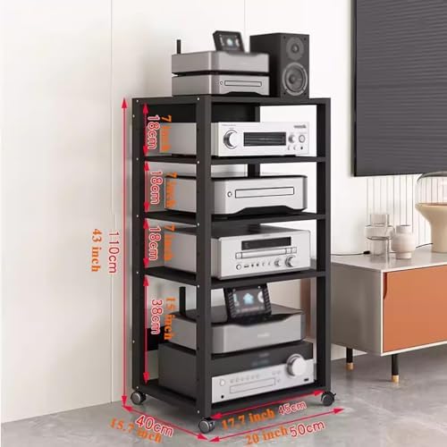 5/6/7 Tier Audio/Video Rack Cabinet