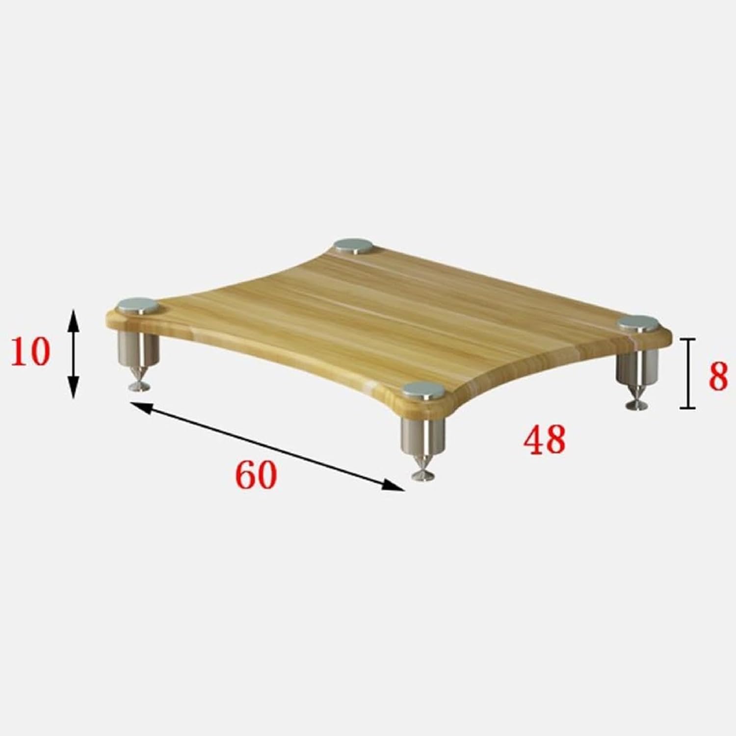 1 2 3 4 Tier AV Media Stand Component Cabinet