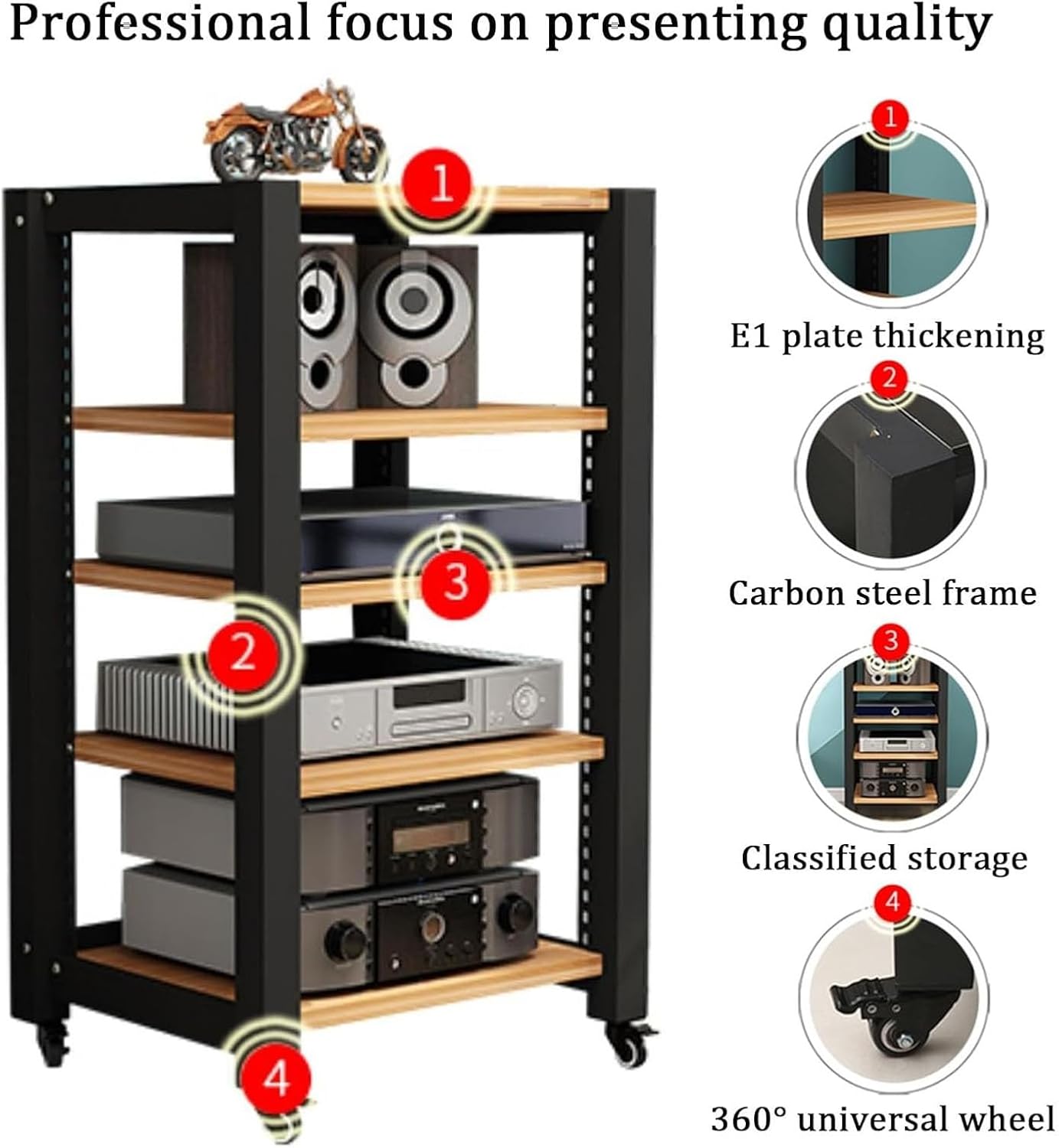 HOLGVE Open AV Media Stand