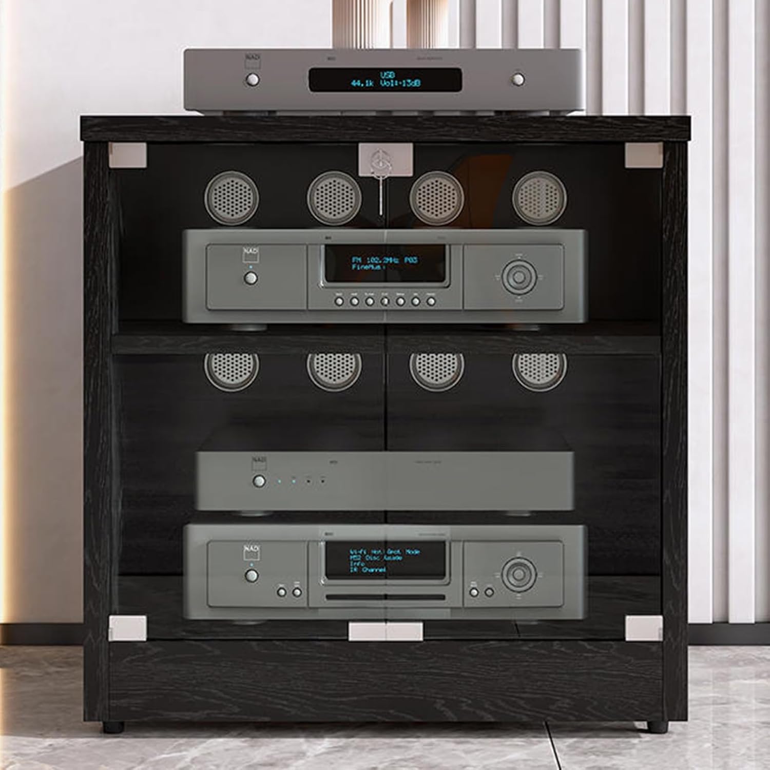 LYXWGRZD 2/3-Tier AV Media Stand