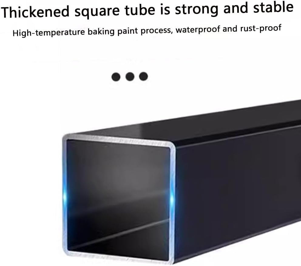 NILZA Audio Stand HiFi Rack AV Cabinet Media Stand Audio Video Component Cabinet with Brake Wheel 4/5/6-Tier Stereo Rack Corner Rack Audio Tower Open Audio Cabinet(Black