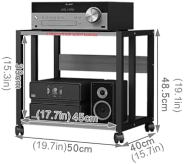 AV Media Stand with Mobile Wheels