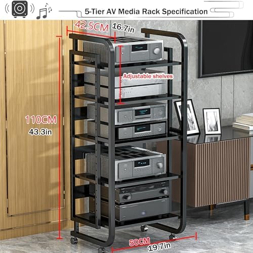 USZWBY Media Stereo Cabinet Standav Media Stand