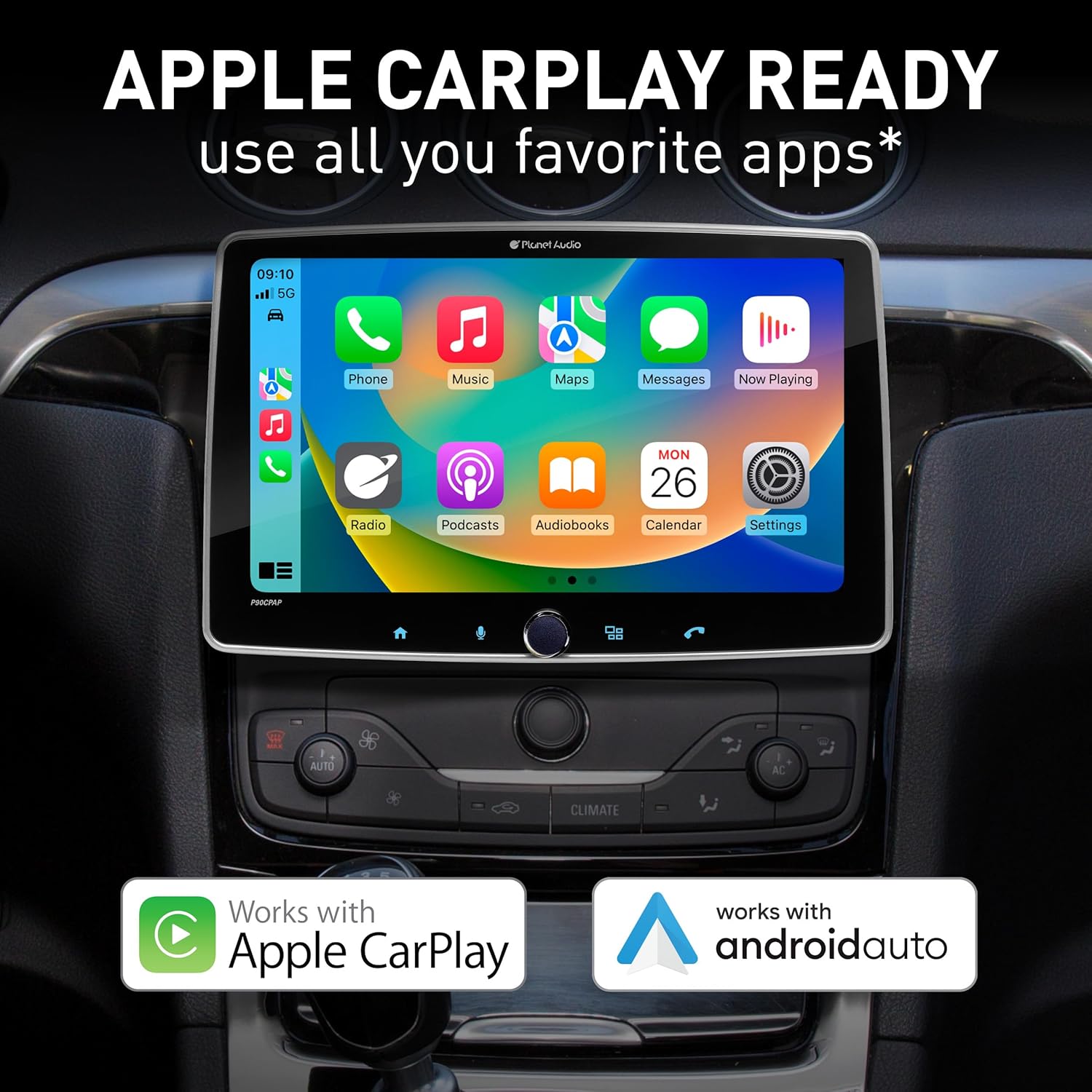 Planet Audio P90CPACP Car Stereo - Apple CarPlay