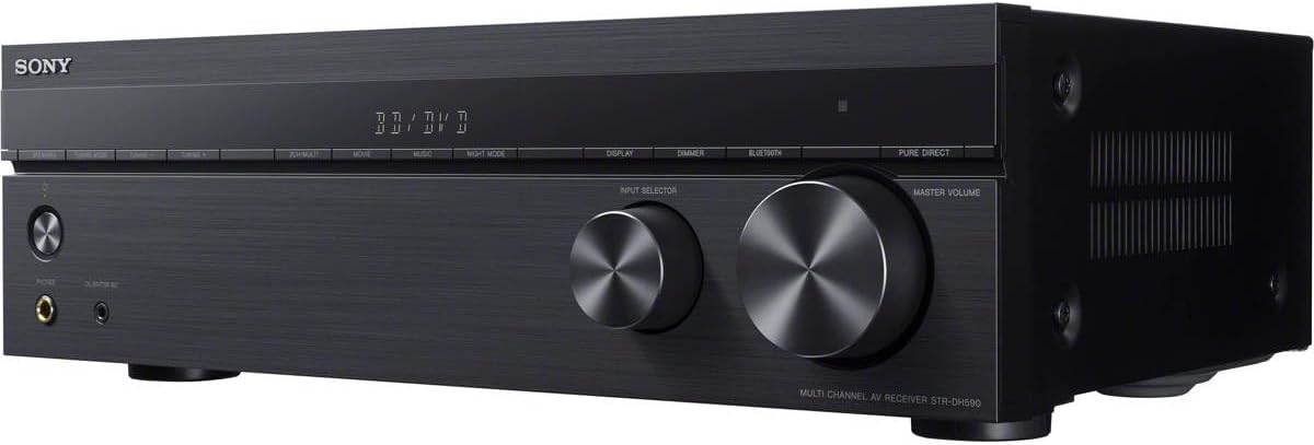 Sony STRDH590 5.2 Channel Surround Sound Home Theater Receiver: 4K HDR AV Receiver with Bluetooth