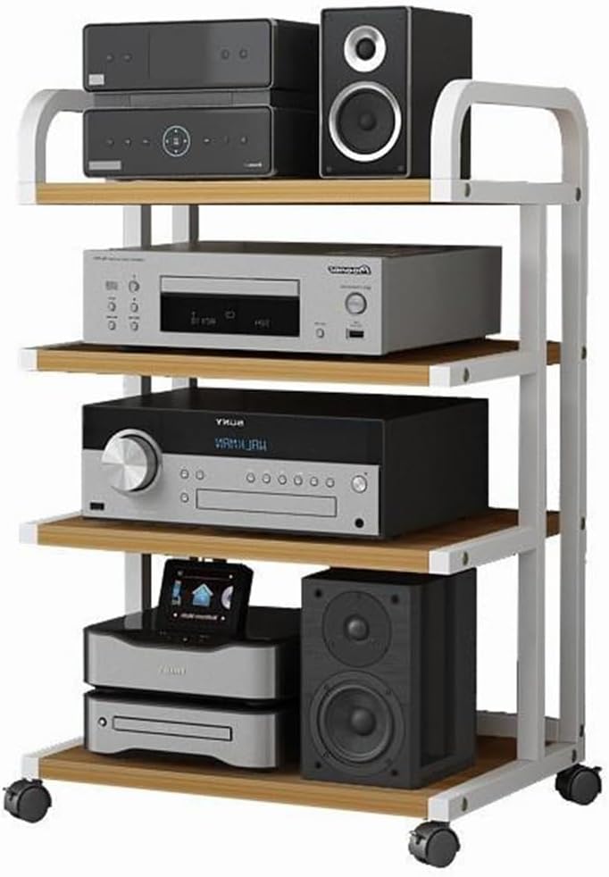 OUKEJNM 3/4/5 Shelf Audio Stereo Rack