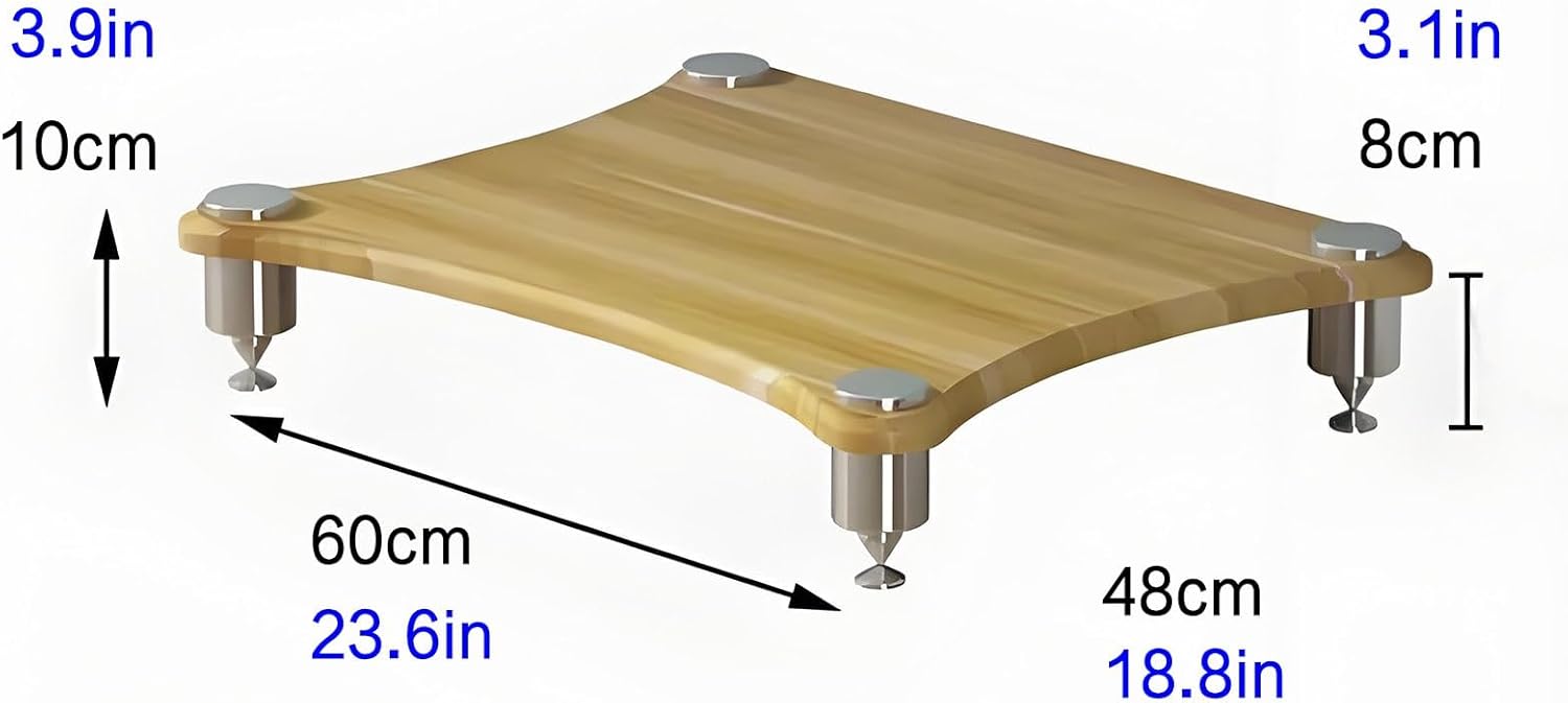 FLDYGMLU Modern Audio Video Media Stand Cabinet