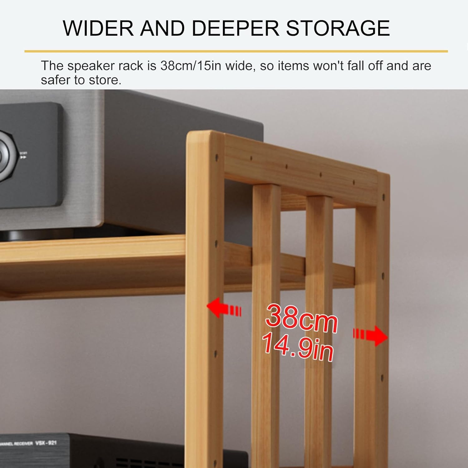 DLYZAYE Height-Adjustable Modern AV Media Stand