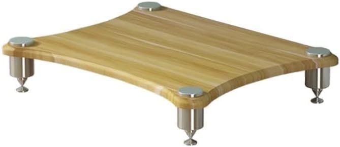 Entertainment Center Shelves Speaker Stand Media Equipment Floor Stand Audio Stand with Shock Absorption Foot Nail Shelf Small Bookshelf 1/2/3 Layer Suitable for DVD Players